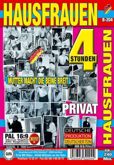 Hausfrauen B-204 | BB-Video | DVD, Download, VOD(back cover)