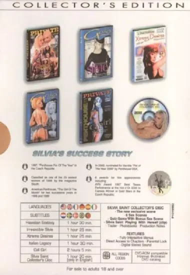 Silvia Saint´s Private Collection(6xDVDs)(Private)(back cover)