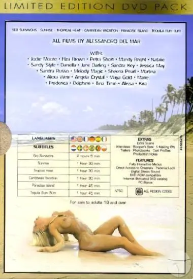 Private Tropical Deluxe 1: Box Set(6xDVDs)(Private)(back cover)