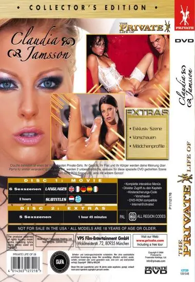 Private Life of Claudia Jamsson, The(Private)(back cover)