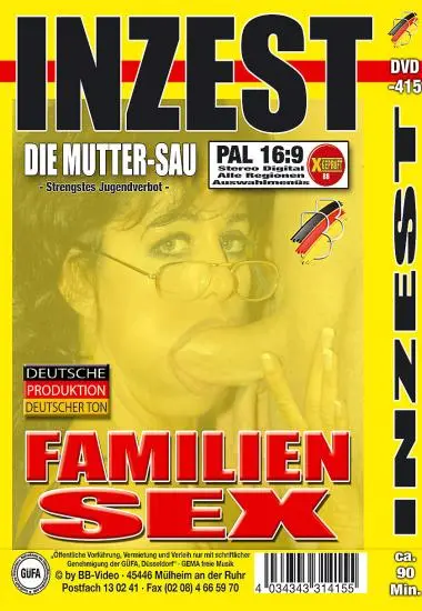 Inzest Familien Sex | BB-Video | DVD(back cover)