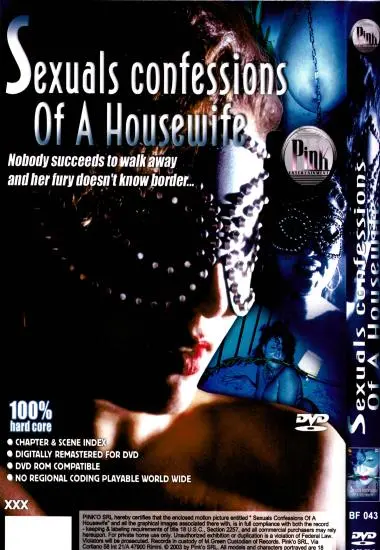 Sexuals confessions of a Housewife | Pink`o SRL | DVD, Download, VOD(back cover)