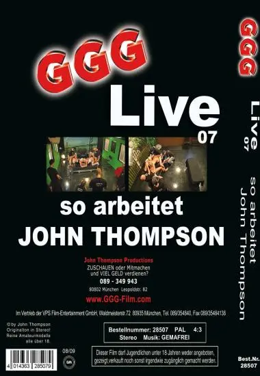 Live 07 | GGG | DVD(back cover)