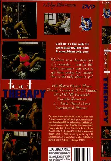 Foot Therapy(Bizarre) (Download available)(back cover)