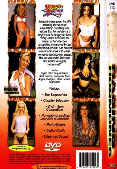 Raging Hormones(Pleasure) (Download available)(back cover)