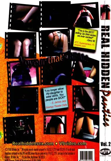 Real Hidden Panties 02 | V9 Video | DVD, Download, VOD(back cover)