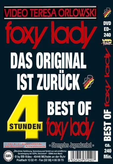 Best of Foxy Lady 1 | BB-Video | DVD(back cover)