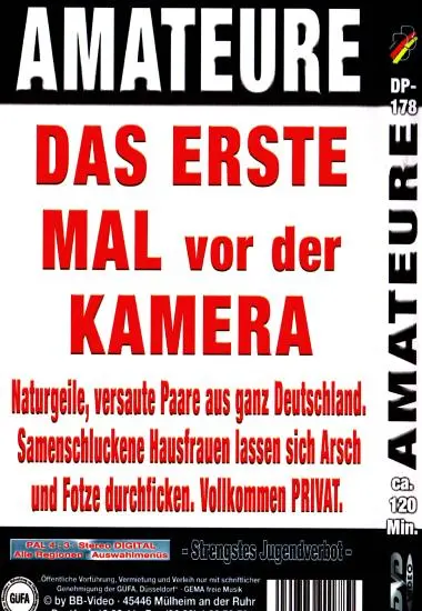 Amateure DP-178 | BB-Video | DVD, Download, VOD(back cover)