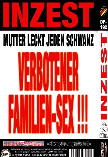 INZEST Mutter leckt jeden Schwanz | BB-Video | Download, VOD(back cover)