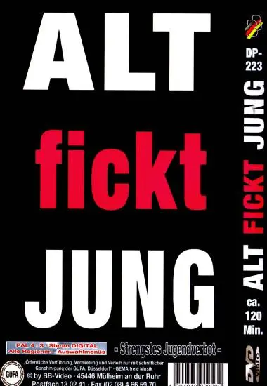 Alt fickt Jung | BB-Video | DVD, Download, VOD(back cover)