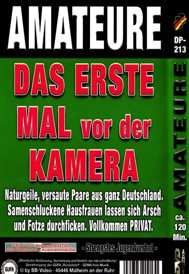 Amateure DP-213 | BB-Video | DVD, Download, VOD(back cover)