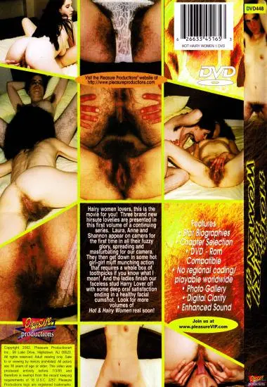 Hot And Hairy Women 01(Pleasure) (Download available)(back cover)