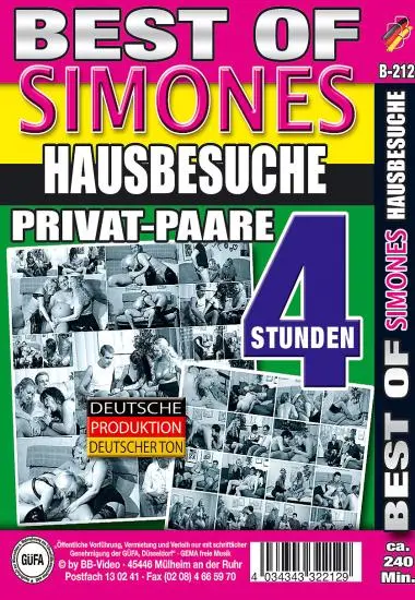 Best of Simones Hausbesuche B-212 | BB-Video | DVD(back cover)