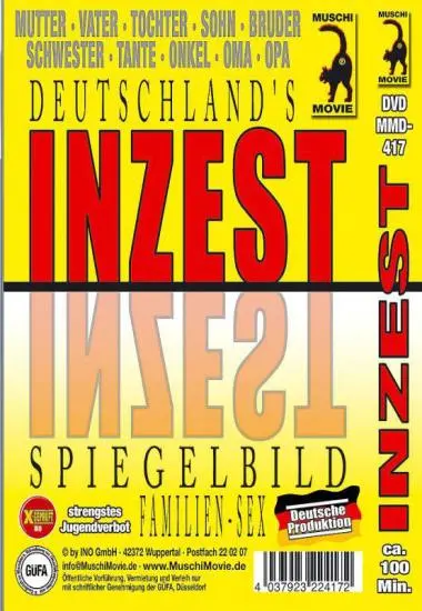 Deutschland's Inzest | Muschi | DVD(back cover)