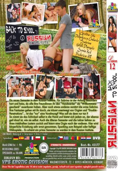 Russian Institute 12 - Back To School(MARC DORCEL)(back cover)