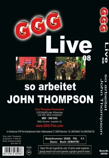 Live 08 | GGG | DVD(back cover)
