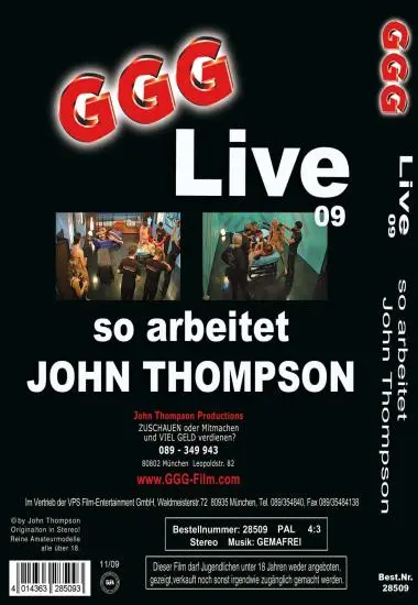 Live 09 | GGG | DVD(back cover)