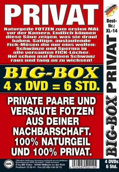 Big Box Privat XL-14 | BB-Video | DVD(back cover)