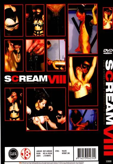 Scream for extremely perverted Minds 8 | Shots Video | DVD, Download, VOD(back cover)