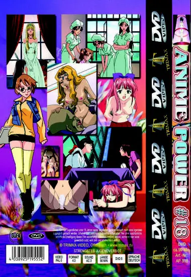 Anime Power # 18 | Trimax | DVD(back cover)