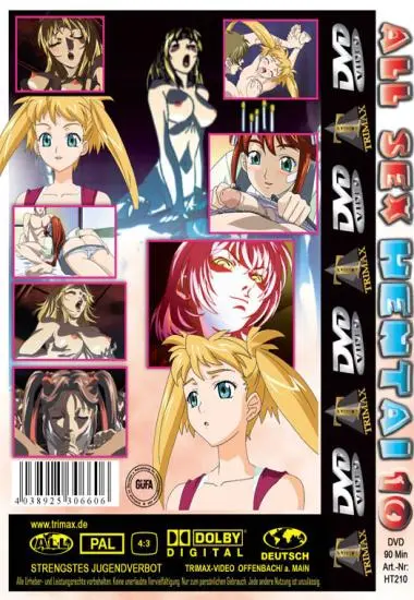 All Sex Hentai #10 | Trimax | DVD, Download, VOD(back cover)