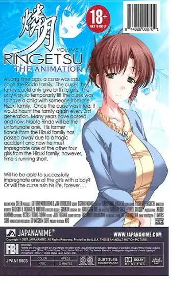 Ringetsu Vol. 1 | JAPANANIME | DVD(back cover)
