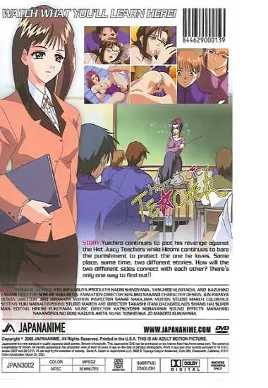 Hot Juicy Teacher Vol. 2 | JAPANANIME | DVD(back cover)