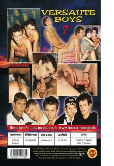 Young Gays Stramme Prügel heiß geblasen 'Versaute Boys 7' | Trimax | DVD(back cover)