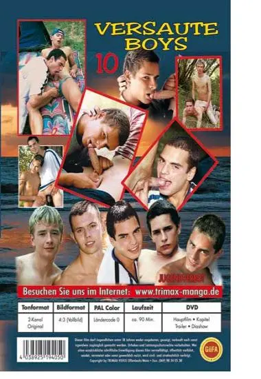Young Gays 'Versaute Boys 10' | Trimax | DVD(back cover)