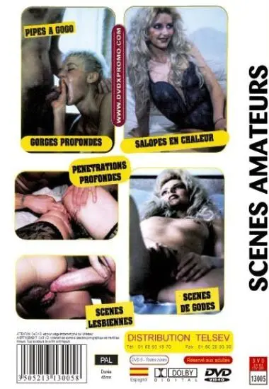 SCENE AMATEUR N°1 CHARME | TELSEV | DVD, Download, VOD(back cover)