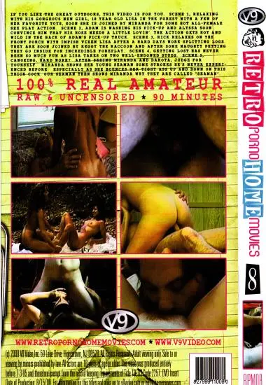 Retro Porno Home Movies 8 | V9 Video | Download, VOD(back cover)