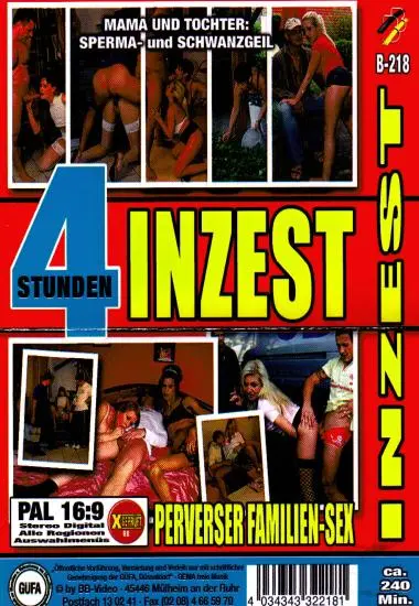 Inzest B-218 | BB-Video | DVD(back cover)