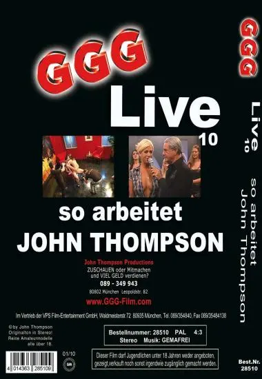 Live 10 | GGG | DVD(back cover)