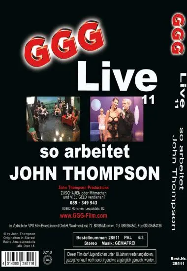 Live 11 | GGG | DVD(back cover)