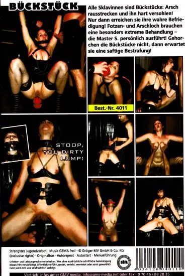 Bückstück | Mega-Film/GMV | DVD, Download, VOD(back cover)
