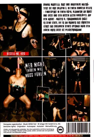 Wer nicht hören will muss fühlen | Mega-Film/GMV | DVD, Download, VOD(back cover)