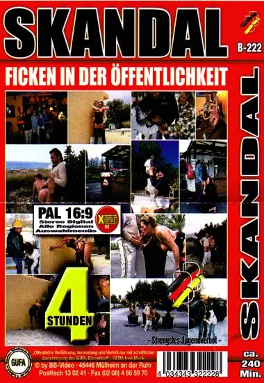 Skandal B-222 | BB-Video | DVD(back cover)