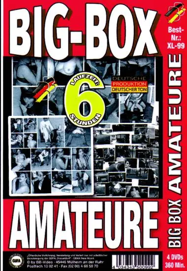 Big Box Amateure XL-99(4xDVDs) | BB-Video | DVD(back cover)