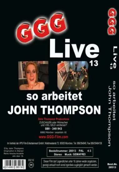 Live 13 | GGG | DVD(back cover)