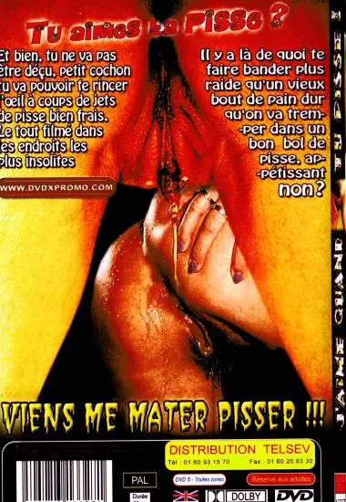 JAIME QUAND TU PISSES | TELSEV | Download, VOD(back cover)