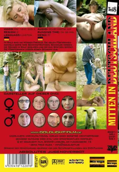 Mitten in Deutschland - So ficken die Försterinnen | Goldlight | DVD(back cover)