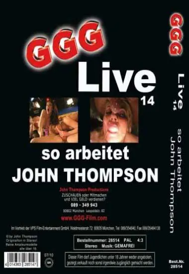 Live 14 | GGG | DVD(back cover)