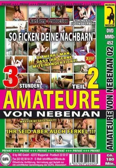 Amateure von nebenan 2 | Muschi | DVD(back cover)