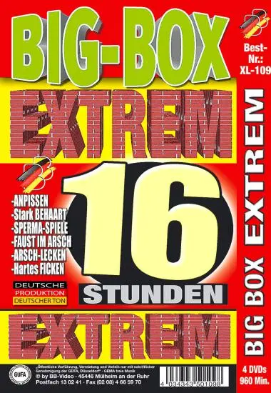 Extrem XL-109(4xDVDs) | BB-Video | DVD(back cover)