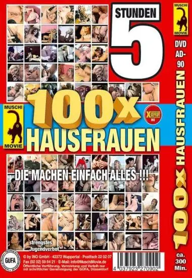 100 x Hausfrauen - Die machen einfach alles !!! | Muschi | DVD(back cover)