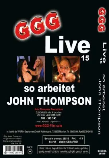 Live 15 | GGG | DVD(back cover)