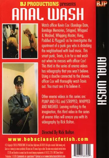 Anal Wash | BJ Productions | DVD, Download, VOD(back cover)