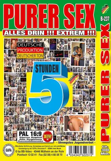 Purer Sex B-237 | BB-Video | DVD, Download, VOD(back cover)