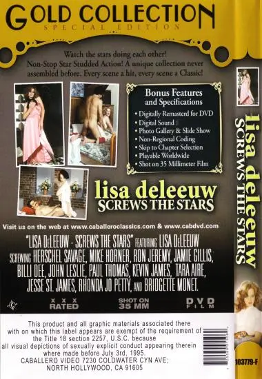 Lisa Deleeuw Screws the Stars(Caballero)(back cover)