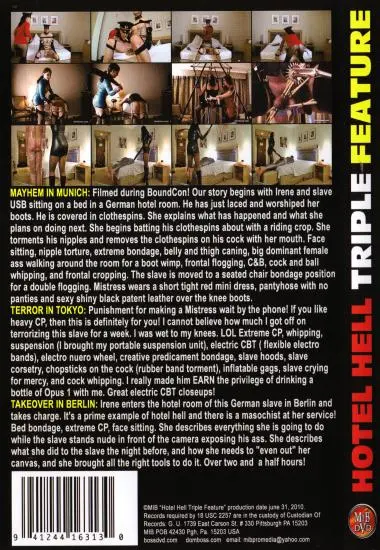 Hotel Hell Triple Feature(MIB Productions)(back cover)